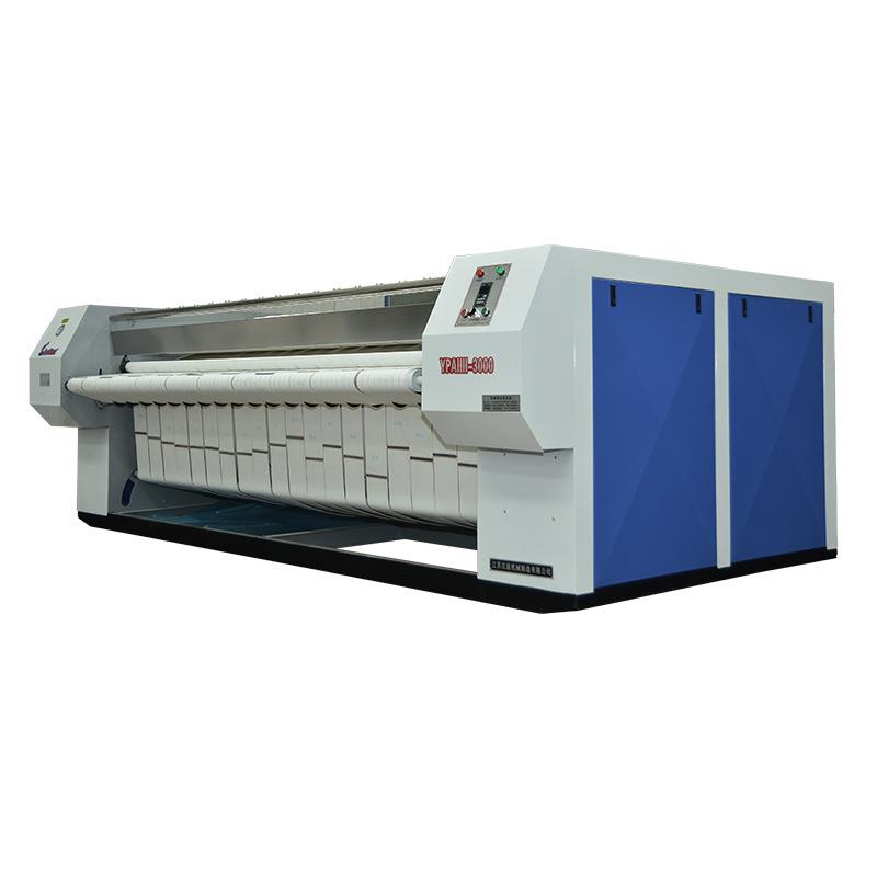 酒店布草床单烫平机，洗衣房大型洗涤设备厂家，工业折叠机价格