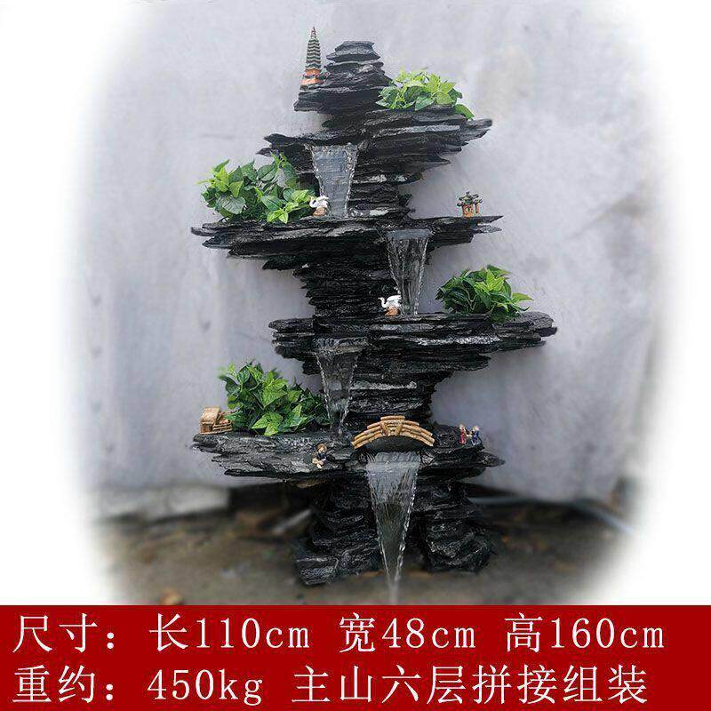 真石假山流水喷泉别墅庭院花园鱼池装饰大型摆件阳台室内外造景观