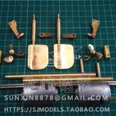 三江 1:20 长796mm*宽175mm遥控船模 bluebird蓝鸟号游艇激光切割