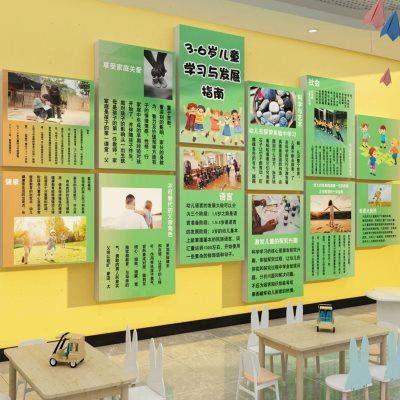 幼儿园墙面装饰环创境布置材料主题成品托管班教室布置背景文化贴