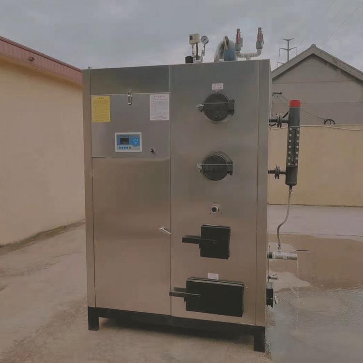 商用100kg烧颗粒蒸汽锅炉不锈钢生物质颗粒蒸汽发生器烧颗粒锅炉