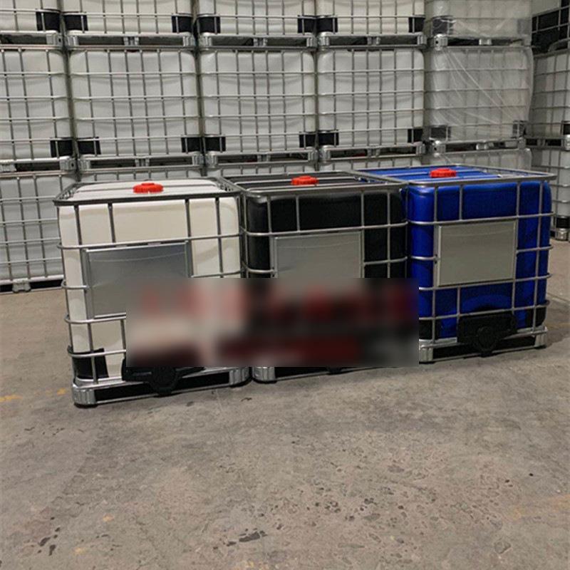 全新IBC集装桶1000L吹塑吨化工周转桶塑料吨桶铁架叉车桶方形
