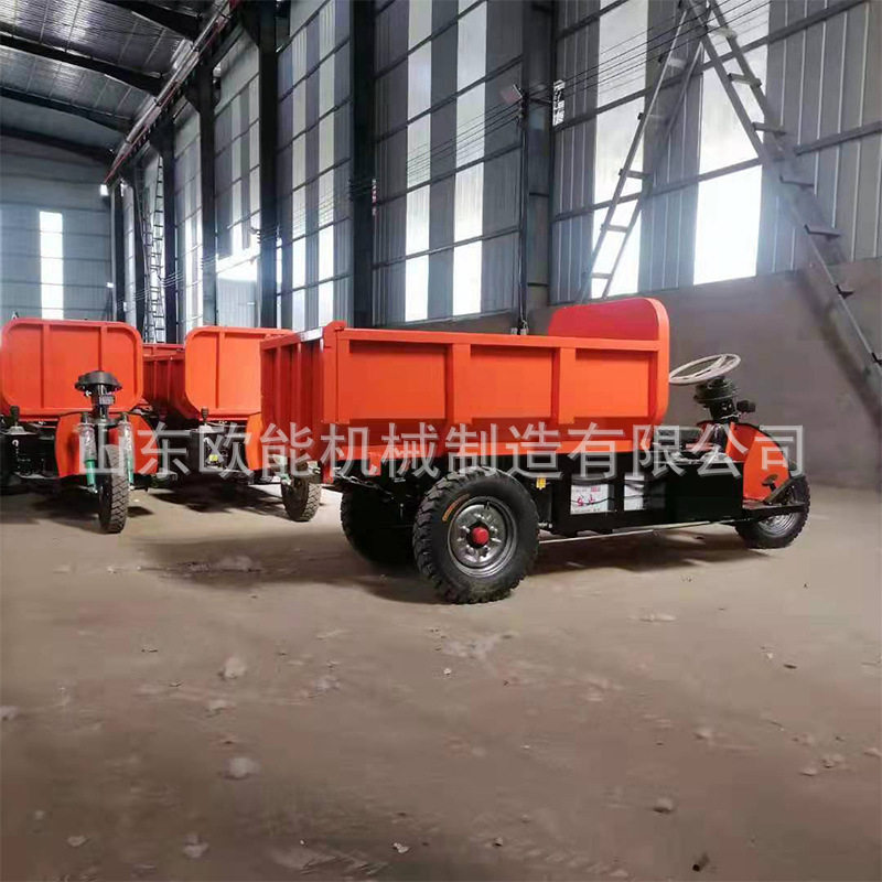 货车载重工地电动三轮车王自卸电动农用拉砖泥土建筑工程翻斗车混