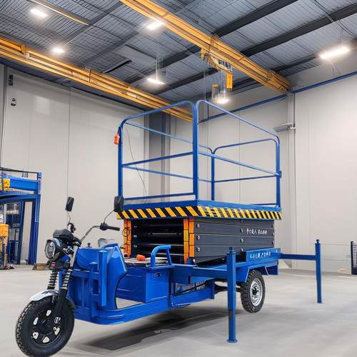 电动三轮式高空作业平台电动液压室内室外登高车三轮式升降机