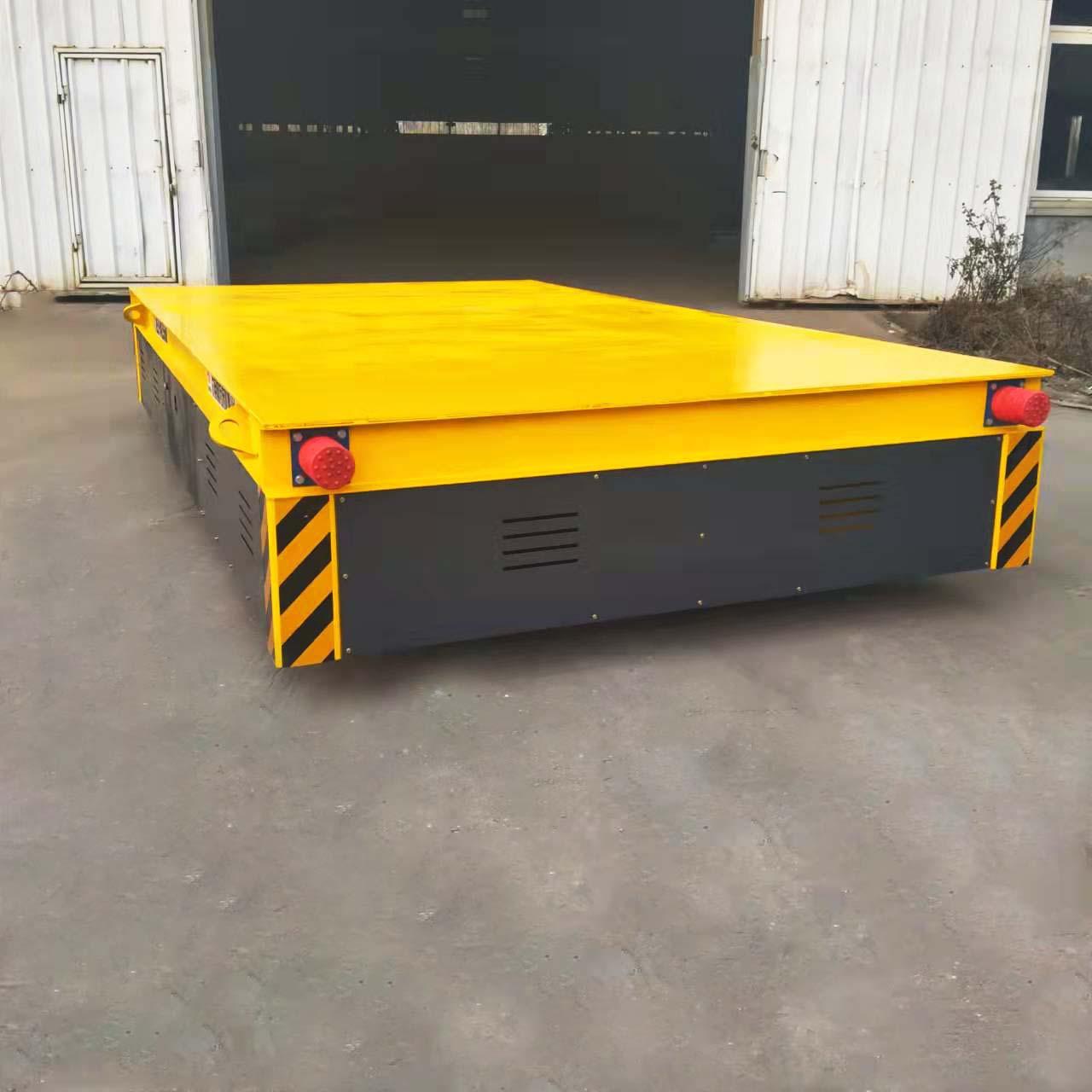 地平车20吨低压轨道仓库车间智能遥控搬运工具板车100t电动地平车