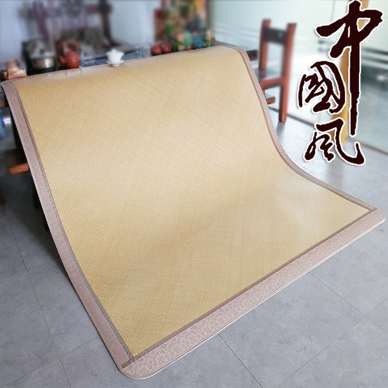 益阳水竹蔑席夏季k水竹席1.5m1.8米手工编织天然老式篾席子可水洗