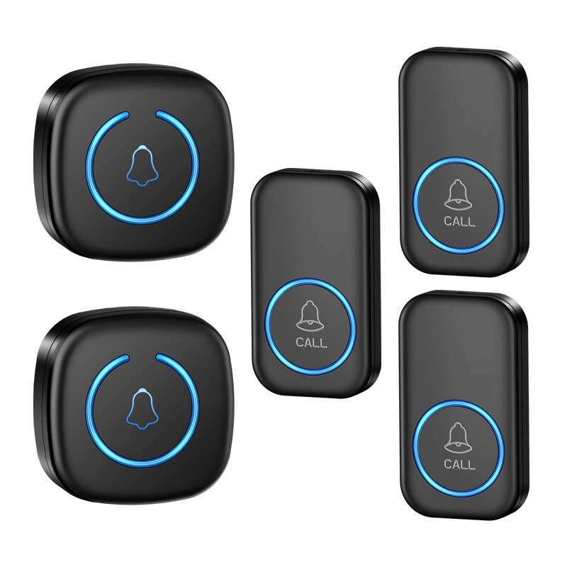 门铃无线家用超远距离三拖二电子门玲遥控智能老人病人呼叫器