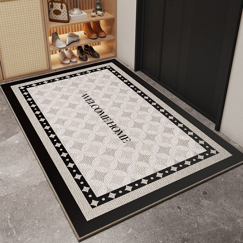高级轻奢入户门地垫n大门口防滑脚垫门垫进门玄关地毯加厚可定制