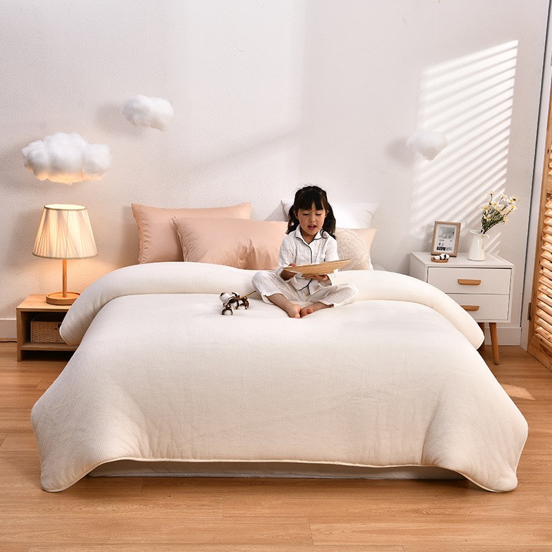 棉花被加厚冬被春秋被被芯棉花床垫被褥子单双人床垫棉被