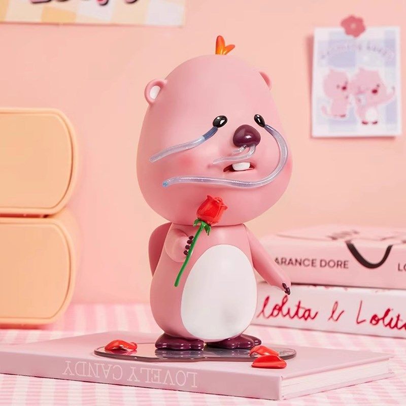 LOOPY系列感动不已大体手办小海狸摆件露比潮玩女孩生日礼物