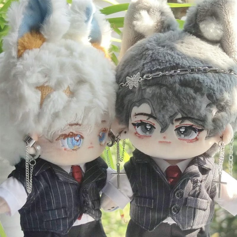 棉花娃娃西装20cm霸道总裁陆X沉娃衣倾夜