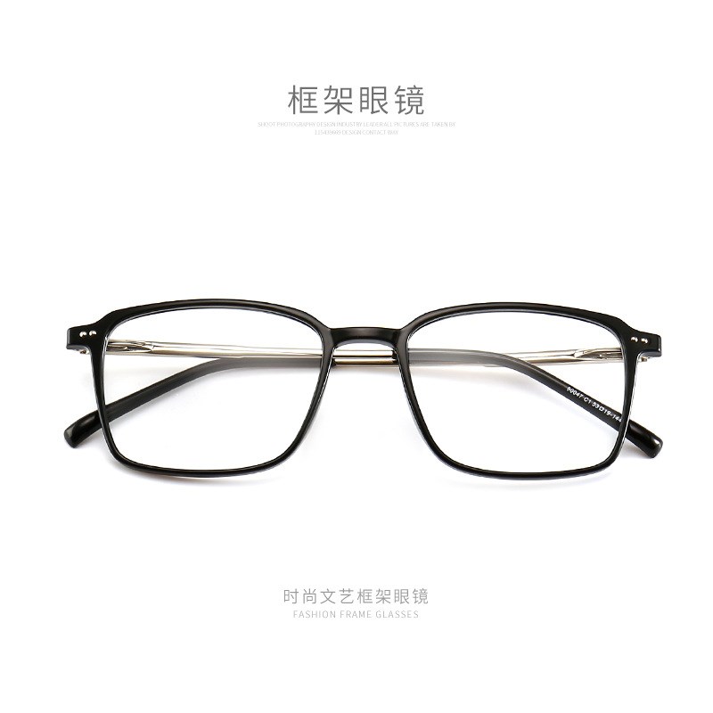 大框圆形韩版潮复古眼镜框女大脸超轻近视眼镜男配平光眼镜90047