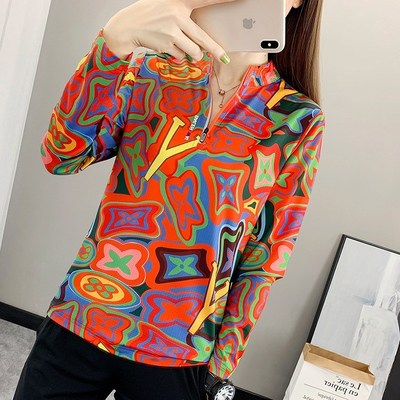 户外长袖速干衣女T恤春夏季薄款冰丝透气跑步运动徒步登山快干衣