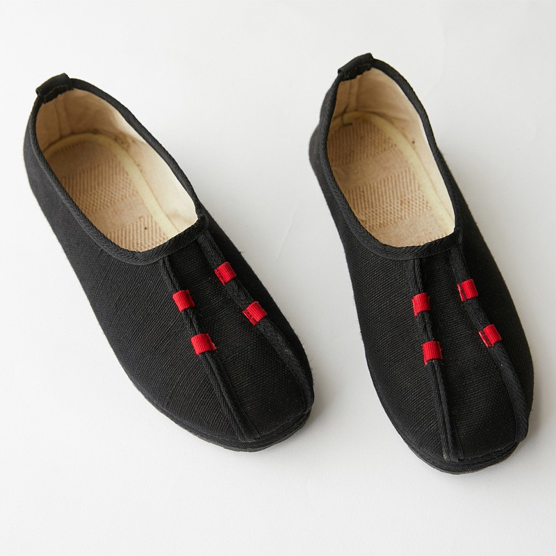 中国风春秋季刺绣复古风男鞋中式禅茶禅修禅意修行居士懒人帆布鞋