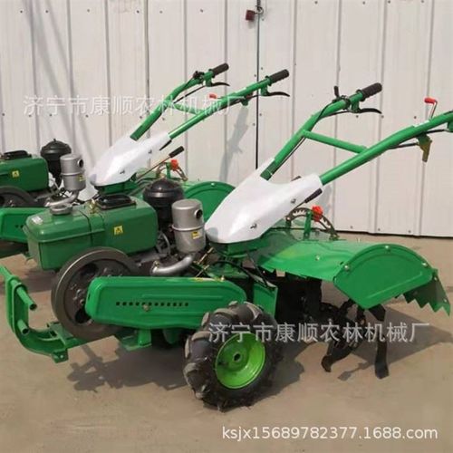 葱开 沟培土机 手扶四驱后旋小型耕耘机 起垄果园除草旋地机