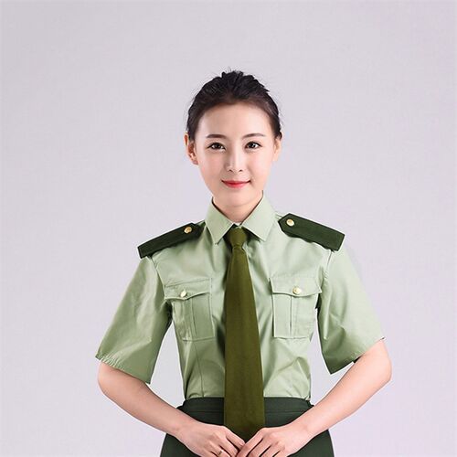 中小学生少先队升旗班军鼓乐队演出服装I套装仪仗队升旗手军绿衬