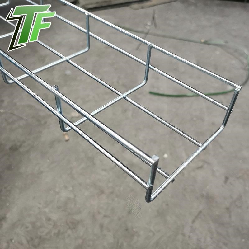 热镀锌电缆桥架槽式不锈钢网格桥架网格式金属钢网线槽小网格桥架