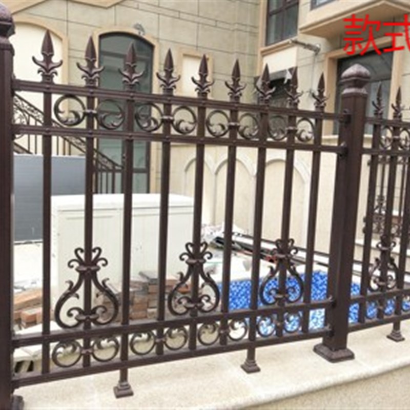 新品铝合金c护栏栅栏围栏杆小区y庭院农村铁艺别墅围墙铝艺阳台户