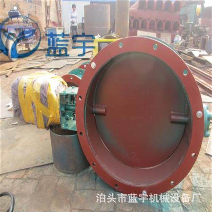 气动通风蝶阀DN800调风阀不锈钢蝶阀百叶多叶冷风阀除尘器蝶阀