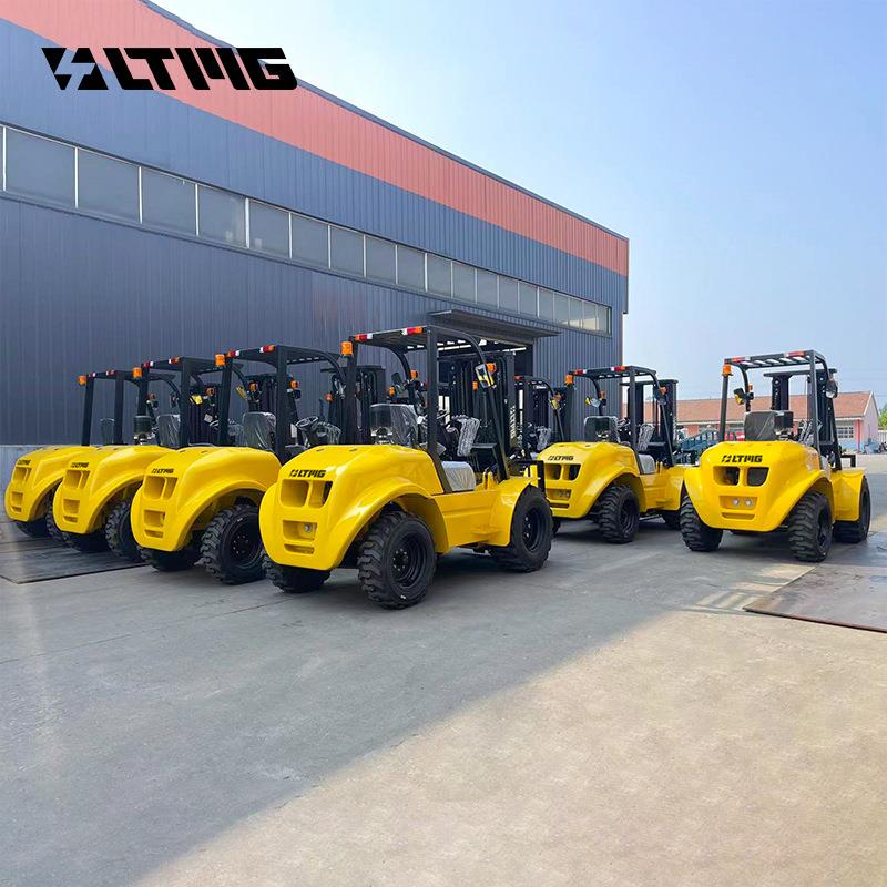 越野叉车吨四驱柴油多功能一体式全自动升降侧移液压搬运车