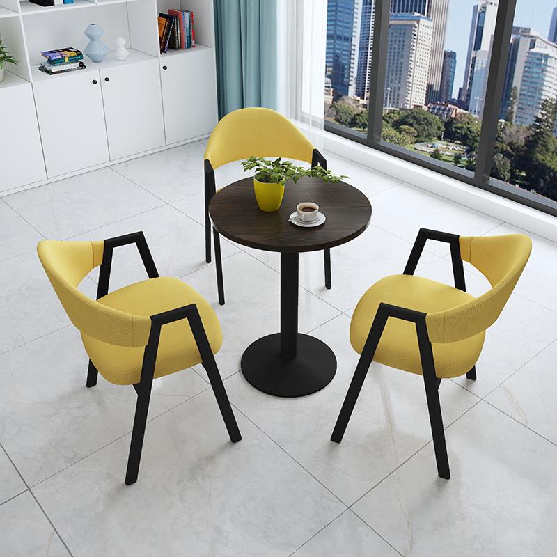 一桌四椅咖啡桌接待洽谈桌椅休闲小圆桌铜铃舞秋季钓鱼沐浴清