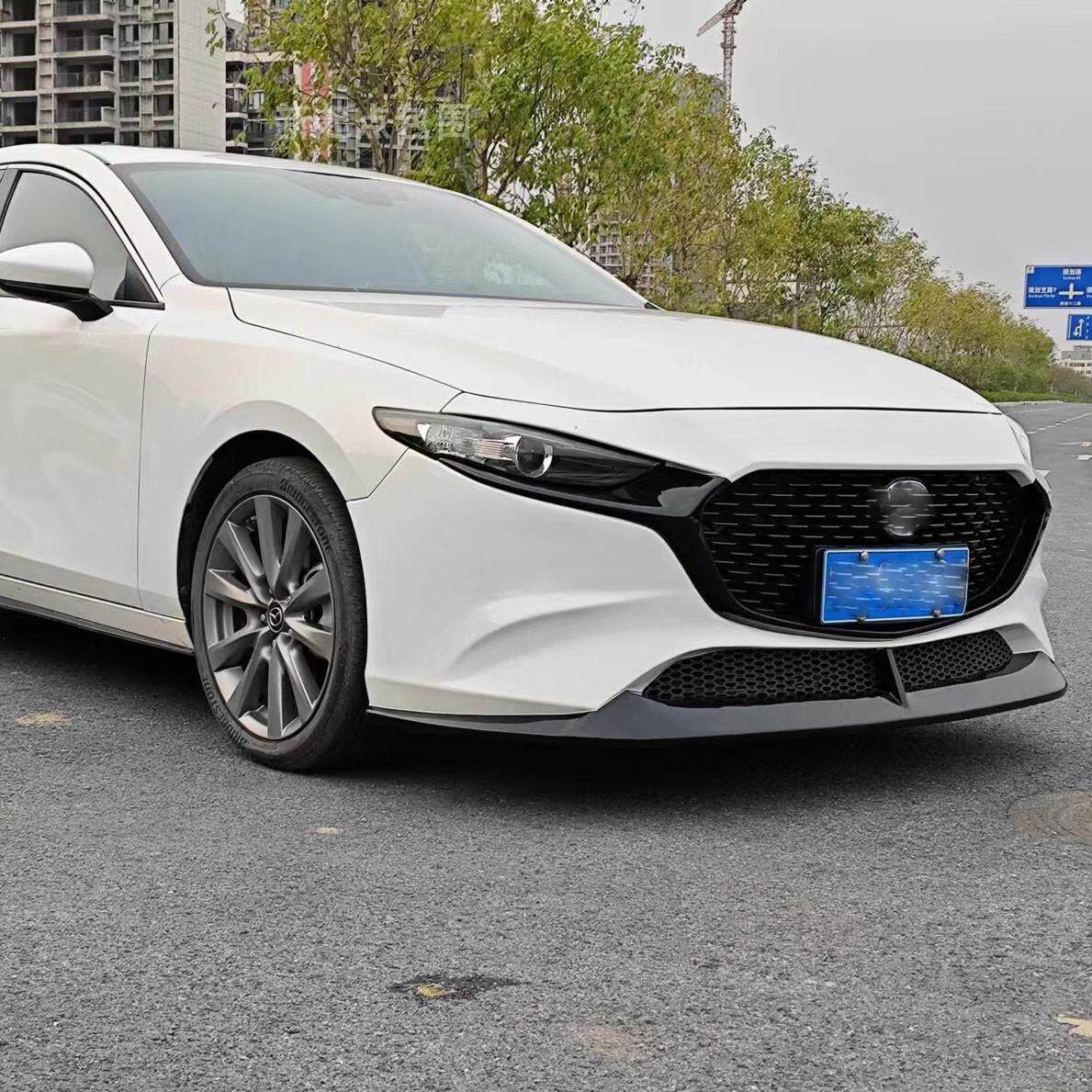 用14-23次世代昂克赛拉改装前唇后唇小包围后尾翼侧裙海外款前杠