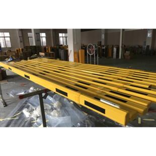 社区门卫升降杆栏栅杆停车场电动阻车拦杆铝合金直杆伸缩栅栏机机