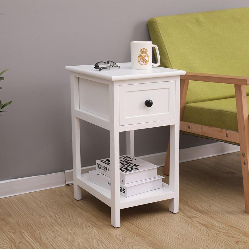 极窄25cm窗边置物架床边桌卧室小型简易床头柜家用沙发边柜子收纳