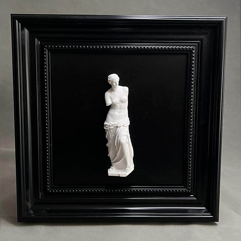 现代简约石膏浮雕画挂墙装饰画商业客厅饭厅卧室床头壁画家居软装