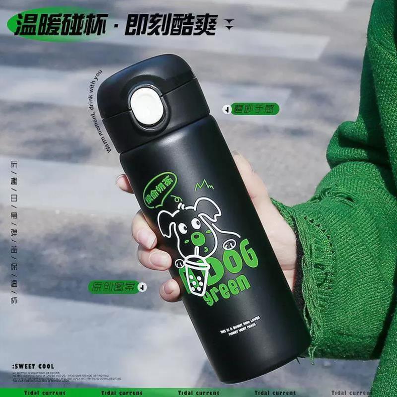 304不锈钢保温杯女生高颜值水杯大容量女可爱便携儿童 保温杯子