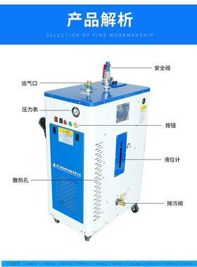 自动3KW电加热蒸汽发生器商用工业锅炉小型家用节能熨烫豆腐佳先6