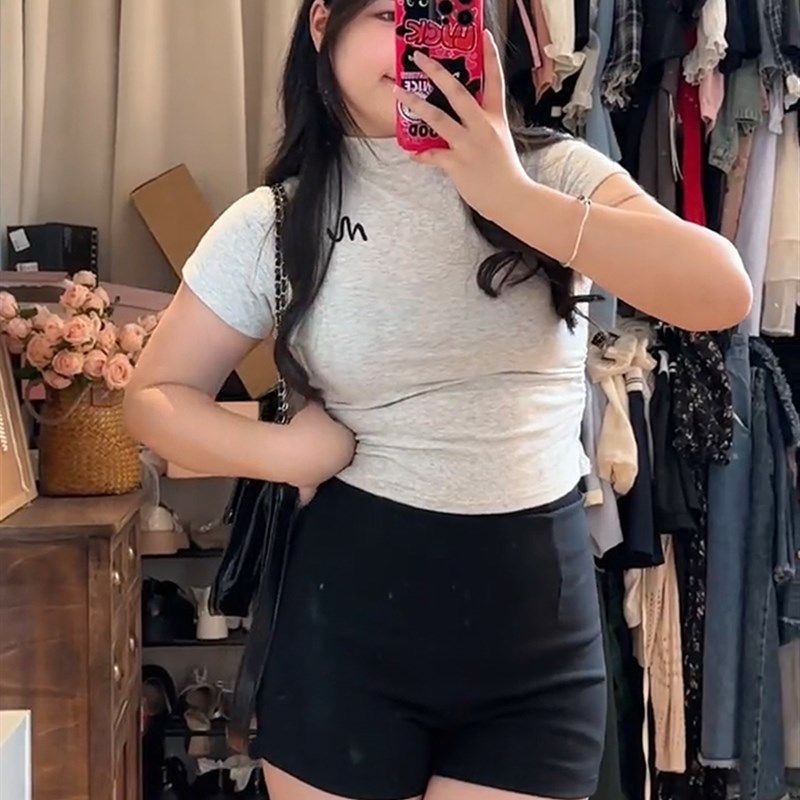 微胖大码黑色紧身热裤女夏季小个子外穿高腰a字显瘦辣妹西装短裤,女装/女士精品,休闲裤,淘宝优惠券,粉丝福利购,淘宝优惠卷
