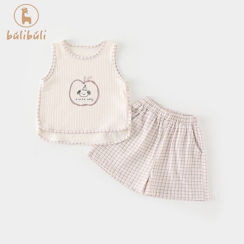 男童套装夏装2025新款洋气女宝宝背心短裤夏季婴儿衣服分体两件套,童装/婴儿装/亲子装,套装,淘宝优惠券,粉丝福利购,淘宝优惠卷