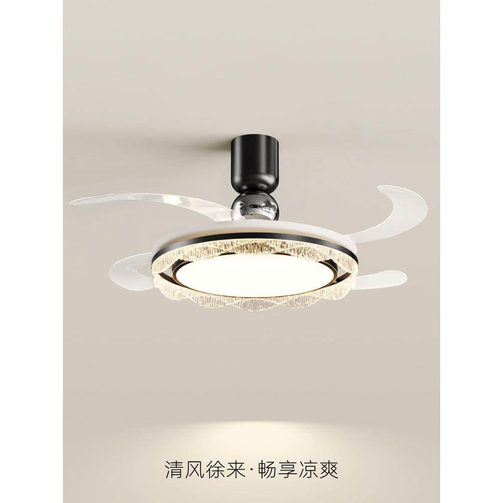 汕牌餐厅灯吸顶灯简约现代全光谱护眼卧室灯北欧轻奢水晶中山灯具