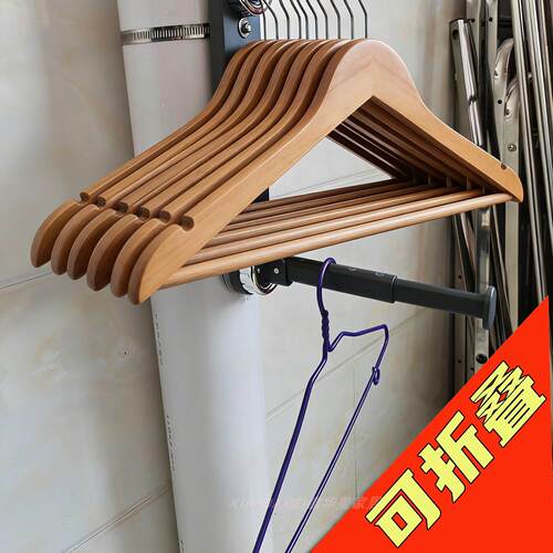 管道抱箍喉管固定衣架收纳层架阳台厨房化妆室水管可折叠毛巾晾晒