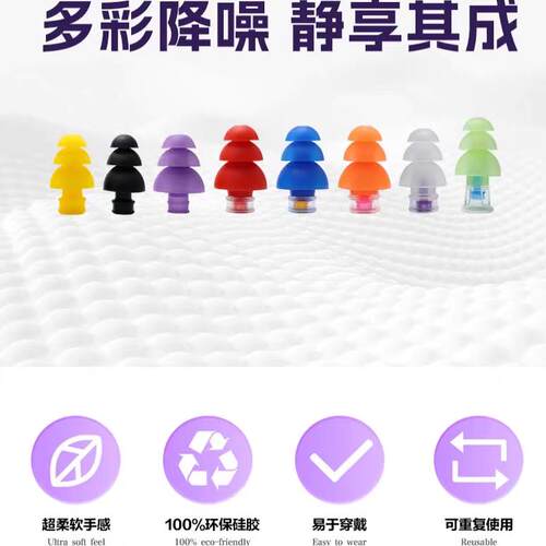 正品荷兰pluggerz睡眠专用防噪音不胀耳塞专业降噪隔音
