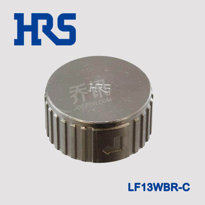 LF13WBR-C 广濑 HRS圆形连接器 IPX8防尘防水帽盖 航空插头 镀镍