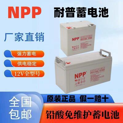 NPP NPG12V100AH65AH50AH40AH24AH17AH12AH7AH耐普蓄电池直流屏
