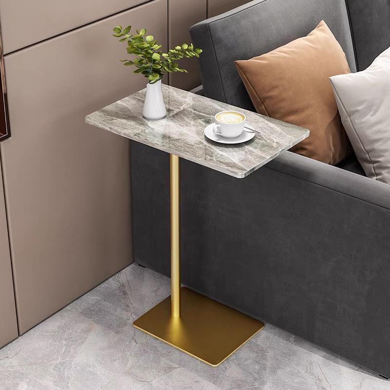 岩板沙发边几沙发客厅小茶几可移动方桌床头边柜角几铁艺定制新款
