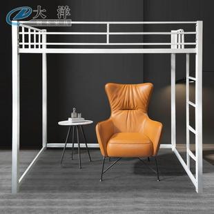 高架床上层下空小户型铁艺阁楼上铺床高低床上床下空组合床上下床