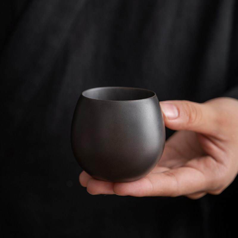 紫砂茶杯主人杯双层不烫手高档个人专用喝茶功夫景德镇陶瓷杯单杯,餐饮具,茶杯,淘宝优惠券,粉丝福利购,淘宝优惠卷