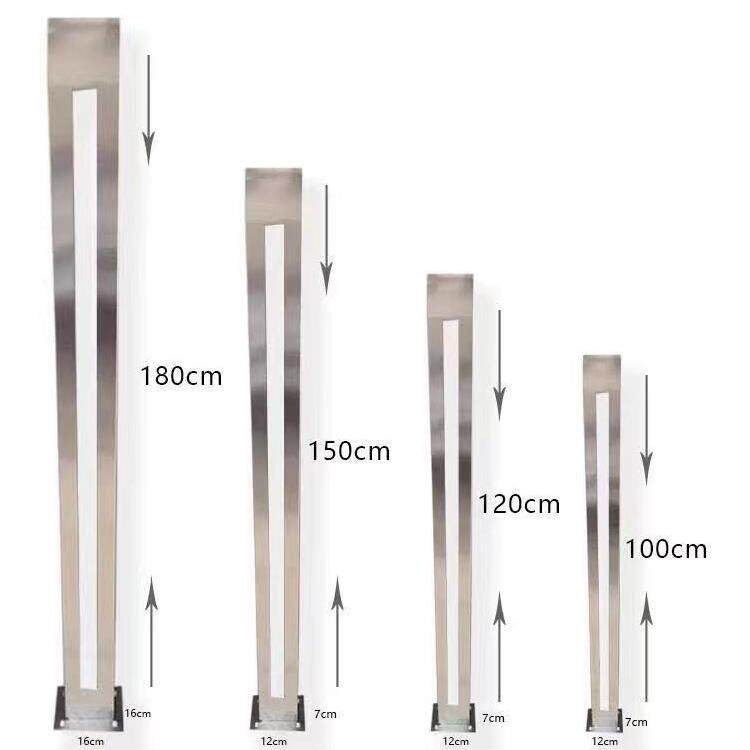 红外光栅 道闸不锈钢 方管外壳支架立地立柱红外光对射报警器护罩