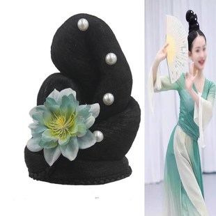 古典舞蹈醉清波独舞艺考头饰中国风扇子舞台演出发饰支持定制