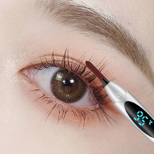电动睫毛卷翘器烫睫n毛神器迷你睫毛夹加热持久定型便携式美睫仪