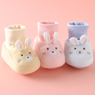 袜新生儿防滑男女宝宝软底学步鞋 12个月加厚婴儿鞋 鞋 子 秋冬季