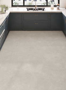 纯色厨房PcVC皮革防水防油地垫整铺大面积免洗可擦阳台满铺地毯