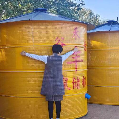 网眼透气加厚粮仓彩钢铁皮加固粮食仓防潮防鼠小麦稻谷大米储粮仓
