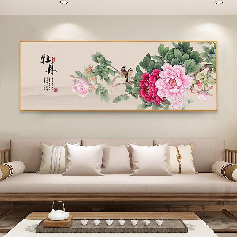 十字绣2026新款线绣花开富贵满绣客厅简约现代牡丹手工卧室自己绣