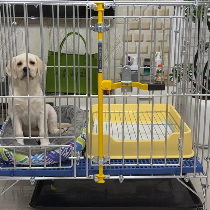 带静音轮狗笼大型中型犬钢筋加粗热镀锌实心钢筋猛犬笼室内外可用