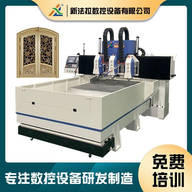 铝板铝型材数控机床高速铝门镂空雕刻机全自动铝单板暮墙雕刻机